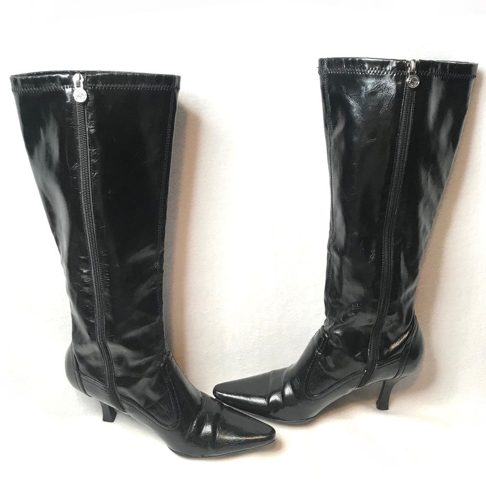 Etienne Aigner Thigh High Riding Boots Heel - Picture 1 of 8